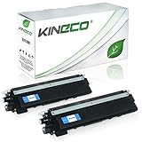 Kineco 2 Toner kompatibel für Brother TN-230 TN230 für Brother HL-3040 CNG1, MFC9120CN, DCP-9010CN, HL-3070CN, MFC-9320CW, MFC-9325CW - Schwarz je 2.200 S
