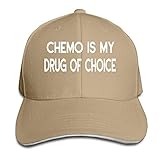 Chemo is My Drug of Choice Adjustable Baseball Bill Baseball caps, Unisex Baseball caps, Outdoor, Sports or travel Baseball caps, solid Color Baseball caps, H
