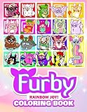 Rainbow Joy! - Furby Coloring Book: Cuties coloring for kids - Boost Creativity