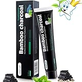 Aktivkohle Zahnpasta Weiße Zähne Bamboo Teeth Whitening Toothpaste Natürliche Fresh Breath Aktivk