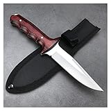 440c draußen Messer Farbe Holzgriff Dschungel Jagdmesser scharfes Messer + Ny