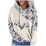 floryday Pullover Damen Xmas Hoodie Langarmshirt Damen lang Damen Langarmshirt sexy Pullover Damen fledermausärmel Bluse Damen Langarm Glitzer Pullover Shirt in a-Linien Form t Shirt schw