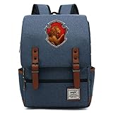 MMZ Harry Potter Rucksack für Jungen 3D-Druck Tier Abzeichen Büchertasche Kinder Gryffindor B