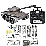 VGEBY RC Kampfpanzer, 2.4G Walker Panzer Modell 2.4G 1:16 Fernbedienung LED Beleuchtung Battle Walker Panzer Modell mit R