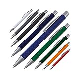 Kugelschreiber mit Gravur Modell Gomista Soft Touch Oberfläche 10 Farben, Menge:10 Stück