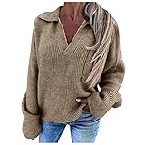 GFGHH Damen Casual Pullover Sweatshirts Mode Lose Uni Langarm Tops Oversize Oberteile Vintage Longshirt T-Shirt Frauen Teenager Mädchen Bluse Streetwear Sport Pullover Langarmshirt T-Shirt Tunik
