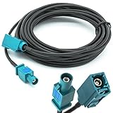 Adapter Universe 5m Verlängerung FAKRA Stecker auf FAKRA Buchse Antennen Adapter RG 174 Typ Z Kabel für Universal GPS