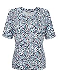 Rabe Damen Leicht tailliertes Shirt Kurzarm Gepunktet aus Visk