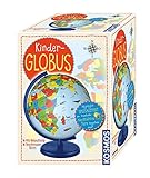 KOSMOS 673024 Kinder-Globus, ab 5 Jahren, mit Beleuchtung, Durchmesser 26 cm, Lernspielzeug für Kinder und Deko fü