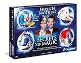 Clementoni 59048 Ehrlich Brothers Secrets of Magic, Zauberkasten für Kinder ab 7 Jahren, magisches Equipment für 30 verblüffende Zaubertricks, inkl. 3D Erklärvideos, ideal als Geschenk