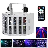 Lixada 24W RGBW DJ Projektor 6 Kanal DMX 512 100-240V