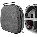 Geekria UltraShell Kopfhörer-Hülle kompatibel mit Turtle Beach Recon 70, Stealth 600, Stealth 450 Gaming-Headset-Etui, Ersatz-Hartschalen-Reisetasche mit Kabelaufbewahrung (grau)