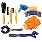 Anyingkai 9 Pcs Fahrrad Reinigungsset,Bike Cleaning Tool Set,Fahrrad Reinigungsset Bürste,Reinigungsbürste Fahrrad Set,Fahrrad Reinigungsbürste,Fahrrad Reinigung S