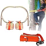 DDCHH Steigeisen für Bäume，Tree Climbing Spike，Baumklettern Ausrüstung Set，Für Die Jagdbeobachtung, Obst Pflücken, Einfach Zu Bedienen,600M