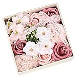 Oukeep Valentinstag Geschenkserie Seifenblume Lehrertag Muttertag Rose Blumengeschenke Geschenke Für Lehrer Und Mütter Seifenblumenbox Fügt Festliche Atmosphäre H