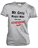 Jayess MR. Grey - Magic Mike - Alles KLAR Scheidung LÄUFT - Grau Meliert - Women T-Shirt by Gr. XXL