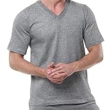 5-Stufige Schnittfeste Halbhülse Für Männer, Bequemer V-Ausschnitt Anti-Schnitt-Gartenmesser-Beweis Sicherheit Schneiden Schutz Halbhülse,Grau,L