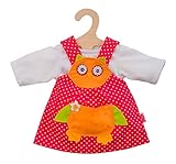 Heless 2484 - Bekleidungs-Set für Puppen, 2 teilig mit peppigem Eulenkleid und T-Shirt, Größe 35 - 45 