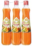 YO Sirup Multivitamin, 1x Flasche ergibt bis zu 5 Liter Fertiggetränk – ohne Süßungsmittel, Farb- & Konservierungsstoffe, vegan, (6 x 700 ml)