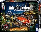 KOSMOS ‎630560 Die drei ??? Adventskalender 2021, Löse die 24 spannenden Rätsel und rette den Film-Dreh, Spielzeug-Adventskalender für Kinder ab 8 Jahre, Krimi Detektiv Geschichte bis W