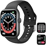 Smart Watch (Empfangen/Tätigen eines Anrufs), 1,72 '' Full Fitness Armbanduhr mit Bluetooth-Anruf Pulsuhr Blutdruck Sauerstoff Schrittzähler Schlaf Tracker Sportuhr für Frauen Männer iOS