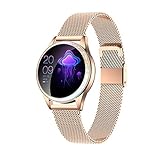 YDZ KW20 Smartwatch Damen IP68 Wasserdicht Uhr Herzfrequenz Bluetooth Armbanduhr Damen Armband 2019 Damenuhr VS KW10 Smartwatch.(C)(A)