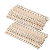 400Pcs Eisstiel Sticks, Eisstiele aus Holz, Holzstab Eisstiel, Holz-Lutscherstäbe, Holzstab für Kinder, für Eis am Stiel, Eis, Schokoriegel, Handgefertigte DIY-Montag