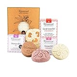 Sparen Sie 15% beim Kauf unseres Sets! - Rosenrot Naturkosmetik - Starter-Set'Shampoo & Dusche' für Frauen - 7-teiliges Pfleg