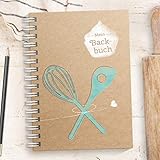 Kreatives DIY Backbuch für Backrezepte - TÜRKIS - zum reinschreiben und wieder backen für 33 Rezepte (DIN A5, Ringbindung mit Register, Inhaltsverzeichnis und Seitenzahlen)