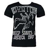 LED ZEPPELIN Uni-Sex Tee-Shirt, offizieller Fanartikel TOUR 1977 Vereinig