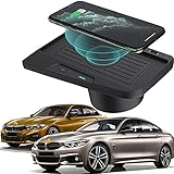 Kabelloses Auto Ladegerät Handyhalterung Kabelloses Autoladegerät 10 W Kabelloses Auto Ladegerät Qi Wireless Charger Auto für BMW 3er F30/F31/F34/M3 2016 2017 2018/ 4er F32/F33/F36/M4 2018 2019 2020