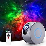 Sternenhimmel Projektor, LED Galaxy Light Projector mit Fernbedienung, 16 Modi Nachtlicht Sterne Projektor Lamp für Baby, Erwachsene, Schlafzimmer, Heimkino, Raumdekoration, Party, Nachtlicht Amb