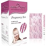 Easy@Home 20 Schwangerschaftstest Streifen Frühtest Schnelltest 10 miu/ml, Fertilitätstest-Kit, 20 HCG T