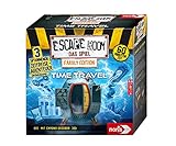 noris 606101968 - Escape Room Time Travel (Family Edition) - Familien und Gesellschaftsspiel für Erwachsene und Kinder, inkl. 3 Fällen und Chrono Decoder, ab 10 J