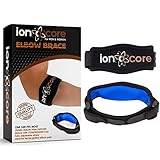 Ionocore® Tennisarm Bandage Ellenbogenbandage – Für Fitness zu Hause – Mit EVA Kompressionspad – Voll verstellbar & sehr leicht – Für Golf, Squash, Freizeit & Fitnessstudio – Einheitsgröß