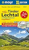 Tiroler Lechtal XL (2-Karten-Set): Wander-, Rad- und Mountainbikekarte. GPS-genau. 1:25000 (Mayr Wanderkarten)