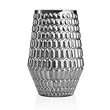 Pauleen 48002 Crystal Sparkle Tischleuchte max. 20W Tischlampe für E14 Lampen Nachttischlampe Anthrazit Grau 230V Glas ohne L
