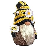 EMMETTBEN Osterdeko Ostern Wichtel, Biene Wichtel Oster Frühling Bienenelfen Deko Festliche Geschenke Ostern Bee Puppe Tischdekoration Basteln Wichtel Deko Familie Festliche Geschenk fü