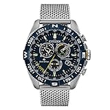 Citizen Herren Chronograph Eco-Drive Uhr mit Edelstahl Armband CB5846-52L