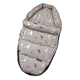 Gesslein Baby-Nestchen, 004 Flamingos rosé/grau meliert, warmes Kuschelnest/Fußsack für Neugeborene und Säuglinge für Kinderwagen Wanne, Babyschale, Bettchen und Wiege, inklusiv G