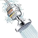 Duschkopf und Harte Wasserfilter 15 Bühne Duschfilter entfernt Chlor & schädliche Substanzen Wasserenthärter Duschkopf für Badezimmer Reg
