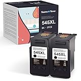 SWISS TONER 545XL Kompatibel für Canon PG-545XL Druckerpatronen für Canon PIXMA MG2950 IP2850 MG2450 MG2550 TS205 TS305 TR4550 TR4551 MX495,2xSchw