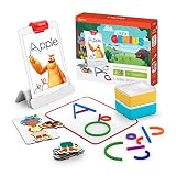 OSMO - Little Genius Starter Kit für iPad - 4 Lernspiele - 3-5 Jahre - digitales Spiel mit echten Spielsteinen in Anlehnung an Fröbel- und Montessori-Pädagogik Basis fü
