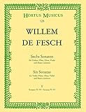 Sechs Sonaten für Violine (Flöte, Oboe, Viola, Alt-Viola da gamba) und Basso continuo -Sonaten G-dur, A-dur, h-moll. Für das Solo-Instrument Stimmen ... und Viola-Schlüssel)- (Heft 2). Spielp