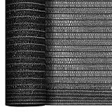 Susany Zaunblende Tennisblende Sichtschutz Zaun Netz Schattier Gewebe Windschutz Schattiernetz Garten Balkon Terrasse Anthrazit 1,8x25m HDPE 150g/m²
