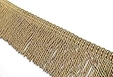 Fenghuangwu Bullion-Fransenborte, Basic-Trimm-Kollektion, 6,5 Yard x 4,1 Zoll (Gold)
