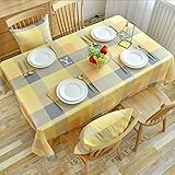 Nordic Style Colored Plaid Series Tischdecke Home Wohnzimmer Hotel Cafe Picknick Geeignete Tischdecke Verbrühungssichere Polyester Tischdecke M