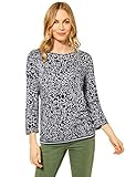Cecil Damen 315924 T-Shirt, Mineral Grey Melange, XL