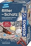 KOSMOS Ritter-Schatz, Grabe funkelnde Münzen und Spielsteine aus, für Mittelalter-Fans und kleine Archäologen. Mit Drachenzahn-Kette, Experimentierset mit Hammer und Meißel, Für Kinder ab 7 - 10 J