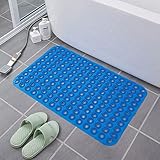 Xungzl Quadratische rutschfeste Kinder duschen Badewannenmatte, PVC Material mit leistungsstarken Griffsaugerbad Badezimmer Wannenmatte, farbe wasserdicht mit Abflusslöchern Badematte, Dekoration Fußp